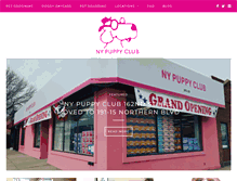 Tablet Screenshot of nypuppyclub.com